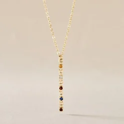 Collier Céphée Plaqué Or Doré Oxyde De Zirconium