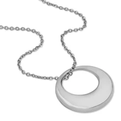 Collier Creolia Acier Blanc