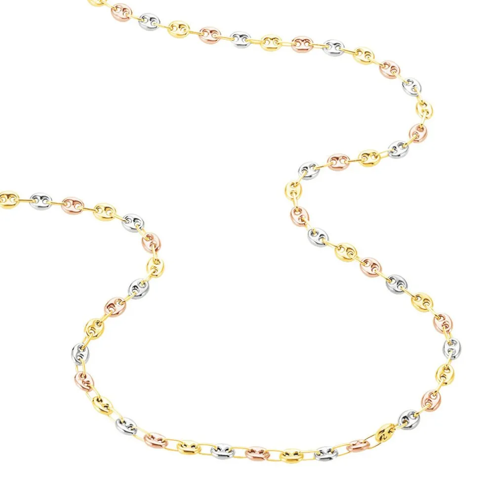 Collier Dami Or Tricolore