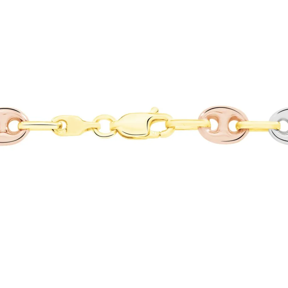 Collier Dami Or Tricolore