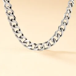 Collier Daniel Acier Blanc