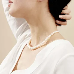 Collier Danilo Baroque Or Jaune Perle De Culture