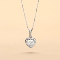 Collier Dari Or Blanc Oxyde De Zirconium