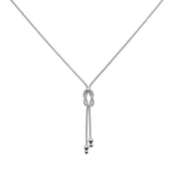 Collier Deauville Argent Blanc