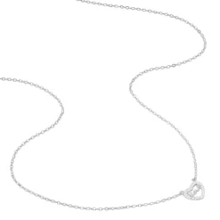 Collier Delicata Argent Blanc Oxyde De Zirconium