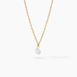 Collier Delma Plaqué Or Jaune Oxyde De Zirconium