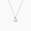 Collier Denzel Argent Blanc Oxyde De Zirconium