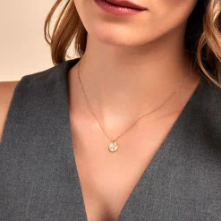 Collier Diamantae Or Jaune Diamant