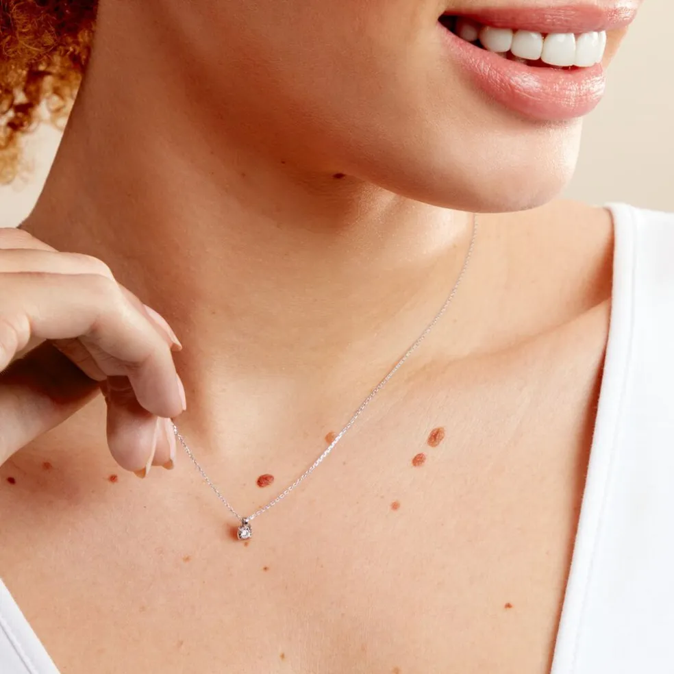 Collier Diamotion Or Blanc Diamant