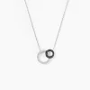 Collier Diana Argent Blanc Oxyde De Zirconium