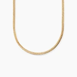 Collier Doline Maille Anglaise Or Jaune