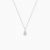 Collier Domitia Or Blanc Diamant