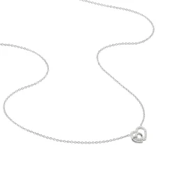 Collier Donatiane Argent Blanc Oxyde De Zirconium