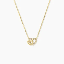 Collier Donatiane Argent Jaune Oxyde De Zirconium