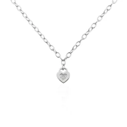 Collier Dorote Argent Blanc Oxyde De Zirconium