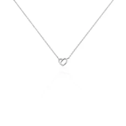 Collier Dorthea Argent Blanc Oxyde De Zirconium