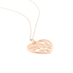 Collier Douglas Argent Rose Oxyde De Zirconium