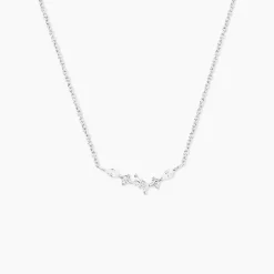 Collier Eclat d'Aurore Argent Blanc Oxyde De Zirconium