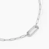 Collier Egerie Argent Blanc