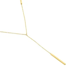 Collier Eilish Acier Jaune