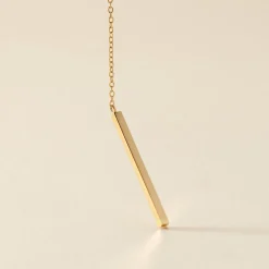 Collier Eilish Acier Jaune