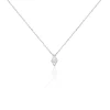 Collier Eirena Or Blanc Diamant