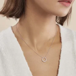 Collier Elaïs Argent Blanc Oxyde De Zirconium