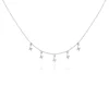 Collier Electra Argent Blanc