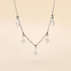 Collier Electra Argent Blanc