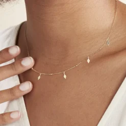 Collier Eleonora Or Jaune