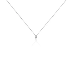 Collier Elfa Or Blanc Diamant