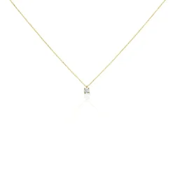 Collier Elfa Or Jaune Diamant