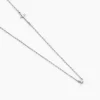 Collier Eloa Argent Blanc Oxyde De Zirconium
