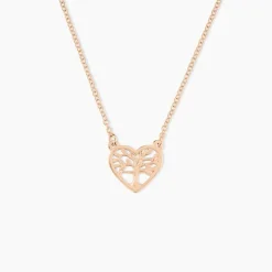 Collier Elwenn Argent Rose