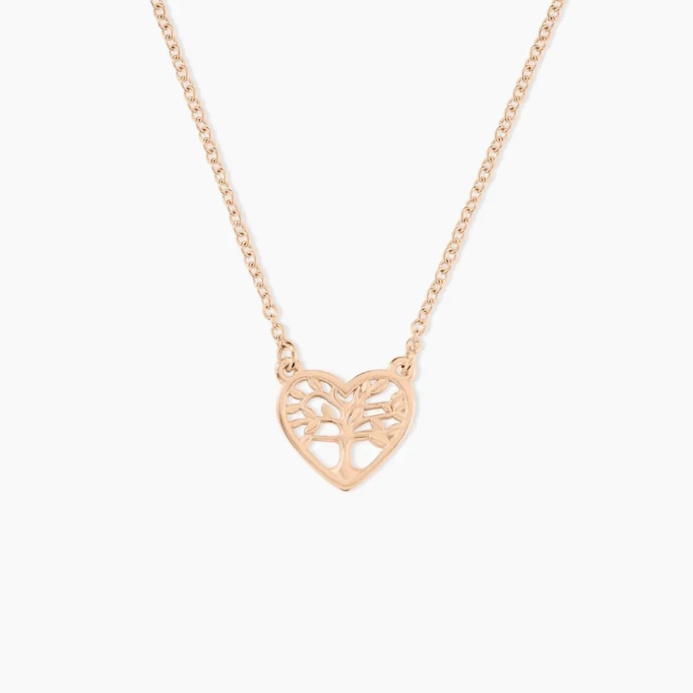 Collier Elwenn Argent Rose