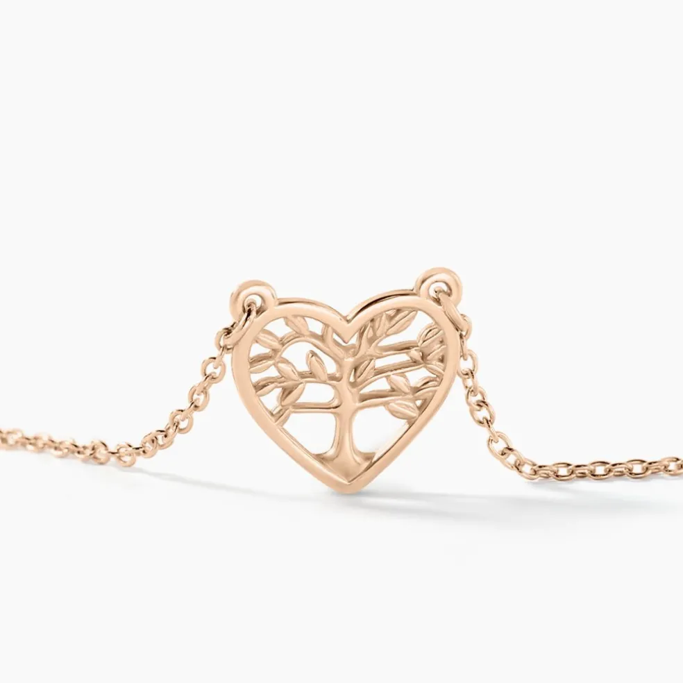 Collier Elwenn Argent Rose