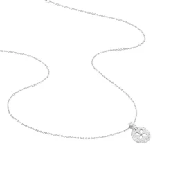 Collier Ema Argent Blanc Oxyde De Zirconium