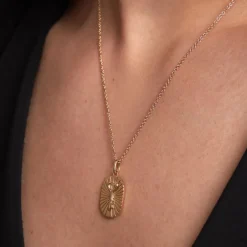 Collier Embrasement Plaqué Or Jaune