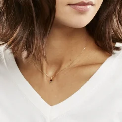 Collier Emotion Or Jaune Rubis Diamant