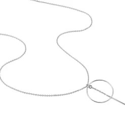 Collier Enissa Argent Blanc