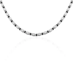 Collier Ephrem Acier Bicolore