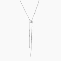 Collier Erika Argent Blanc Oxyde De Zirconium