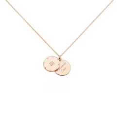 Collier Erinna Argent Rose Oxyde De Zirconium