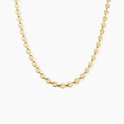 Collier Eva Acier Jaune