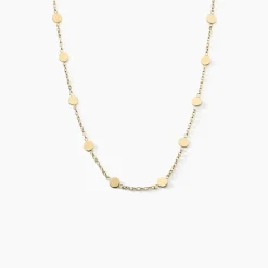 Collier Eva Acier Jaune