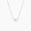 Collier Fatim Argent Blanc