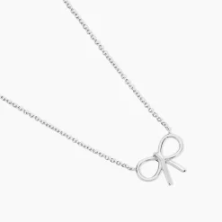 Collier Fatim Argent Blanc