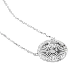 Collier Feliz Argent Blanc Oxyde De Zirconium