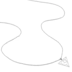 Collier Fidela Argent Blanc