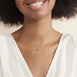Collier Fidelia Or Blanc Diamant